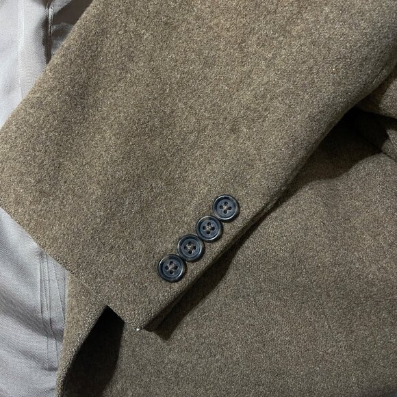 VTG JoS. A. Bank Camel Hair Sport Coat Blazer 42 Reg Brown Men's - Picture 3 of 8